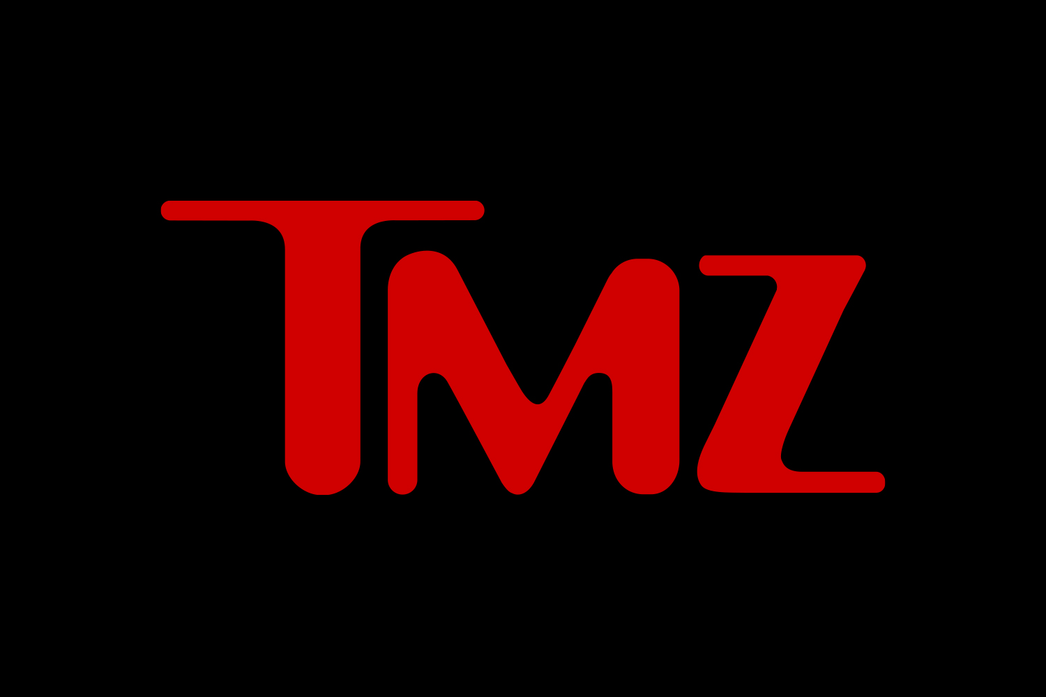 TMZ - red fill logo - black background - featured image