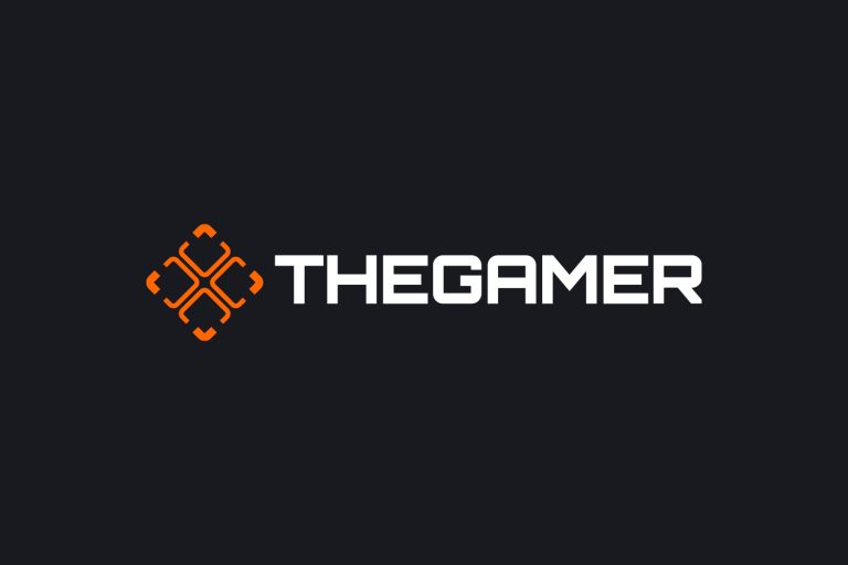 TheGamer - logo - white fill - dark gray background - Featured Image