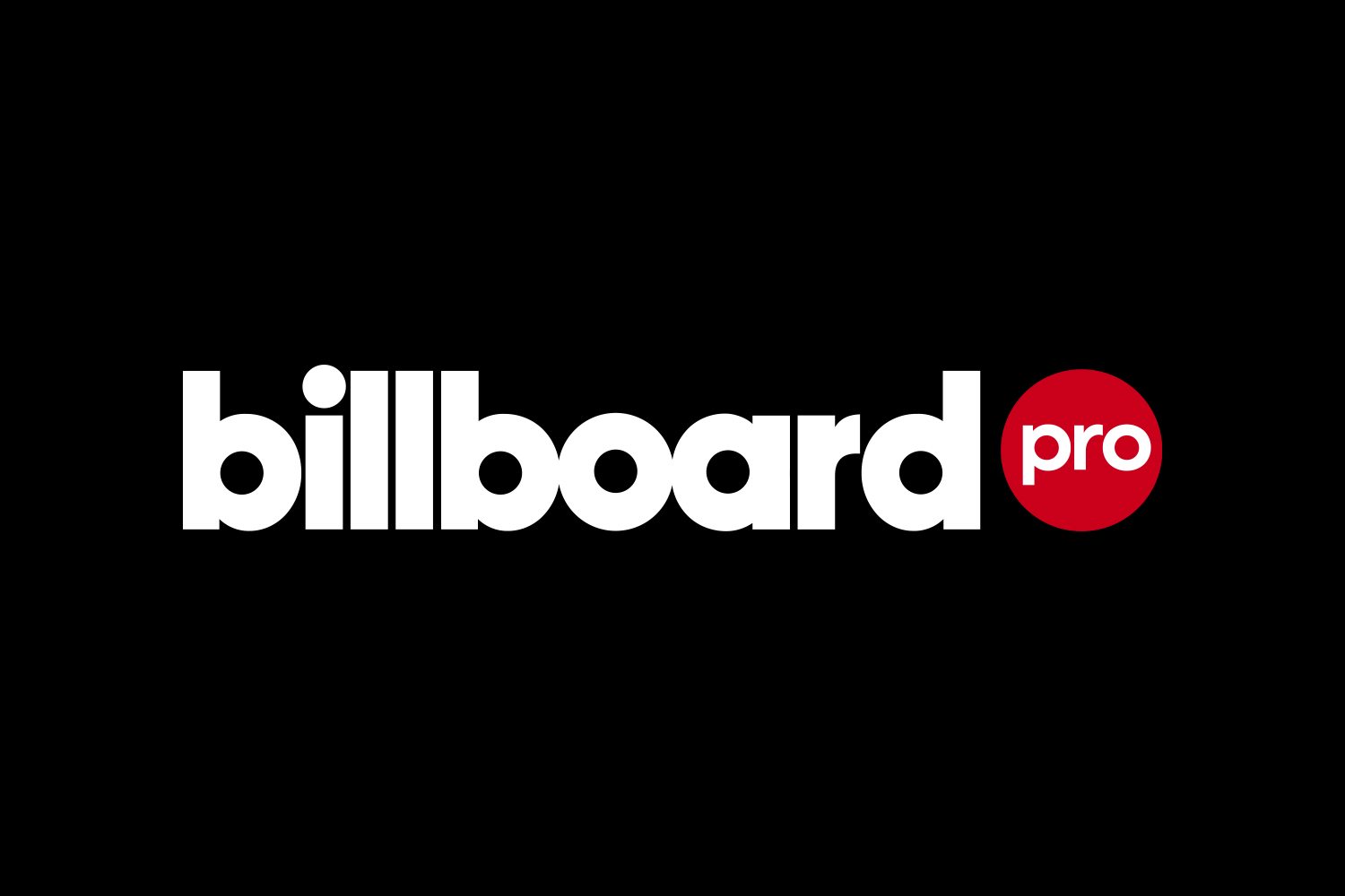 billboard pro - logo - white and red fill - black background - Featured Image