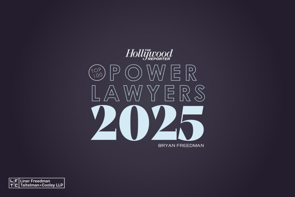 Bryan Freedman - The Hollywood Reporter - Power Lawyers: Top 100 - 2025 - by Rodezno Studios